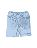 Cerulean Blue in Biker-Slip Shorts 6"