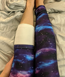 Galaxy Skies Fleece Lined Leggings in Womens
