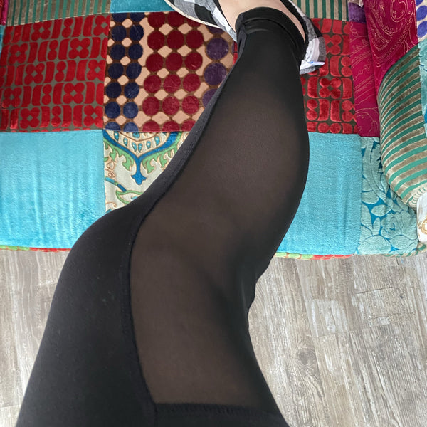 Black in Sheer Athleisure Leggings – FabuLegs Melissa