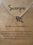Zodiac Necklace Pendant ~ 12 Signs
