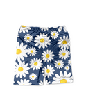 Daisy Dots in Biker-Slip Shorts 6"