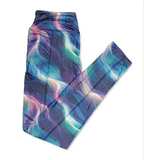 Electric Wave in Athleisure Leggings