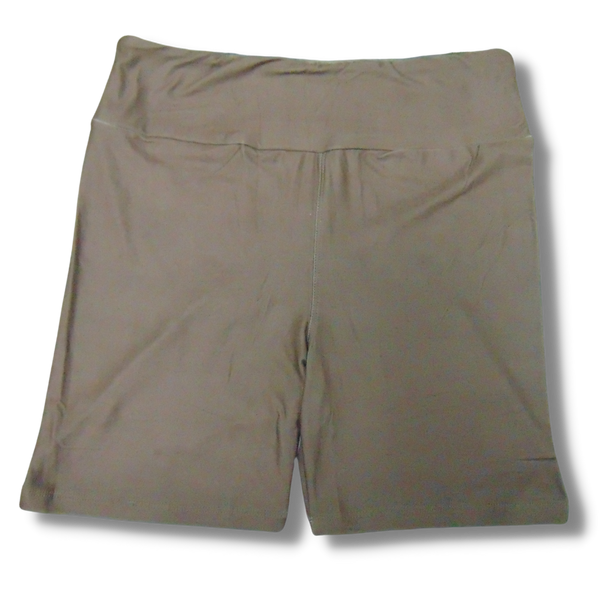 Bison Brown in Biker-Slip Shorts 6"