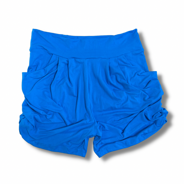 French Blue in Harem Shorts
