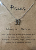 Zodiac Necklace Pendant ~ 12 Signs