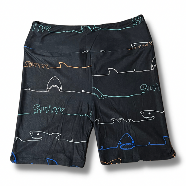 Shark Pulse in Biker-Slip Shorts 6"